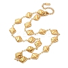 304 Stainless Steel Conch Shell Shape Link Chain Necklaces for Women NJEW-Z080-03G-2