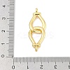 Brass Connector Charms KK-M311-01G-3