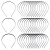 30Pcs 3 Styles Hair Accessories Iron Hair Band Findings OHAR-TA0001-08B-3