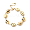 304 Stainless Steel Link Chain Bracelets BJEW-P368-01G-4