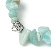 Natural Mixed Gemstone Beads Stretch Bracelets BJEW-JB03860-3