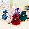 Velvet Jewelry Bags with Drawstring & Plastic Imitation Pearl TP-CJC0001-03C-6