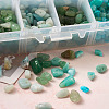 Natural Green Aventurine & Amazonite Beads G-TA0001-20-5