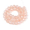 Transparent Crackle Glass Beads Strands GLAA-N053-10mm-09-2
