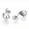 Non-Tarnish 304 Stainless Steel Stud Earrings EJEW-P258-29P-2