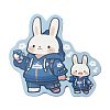 50Pcs PVC Waterproof Rabbit Stickers STIC-D001-01A-2