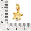 Brass Micro Pave Cubic Zirconia Pendants LS-KK-S517-01A-G-3