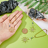 3Pcs Alloy Pendant Decorations HJEW-FH00121-3