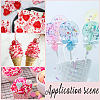 Valentine's Day Lip Handmade Polymer Clay Cabochons CLAY-SC0001-97B-5