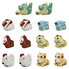 14Pcs 7 Styles Handmade Porcelain Beads PORC-CJ0001-40-8