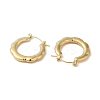 Rack Plating 304 Stainless Hoop Earrings for Women EJEW-Z026-37G-2