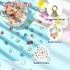 150Pcs 25 Colors Glass Pendants PALLOY-CJ00076-4