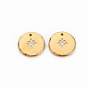 Ion Plating(IP) 304 Stainless Steel Charms X-STAS-N097-091LG-NR-1