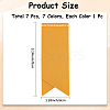 7Pcs 7 Colors PU Leather Bookmarks AJEW-CL0001-21-2