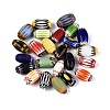 Handmade Millefiori Glass Barrel Beads LA-N002-09-1