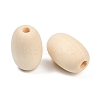 Wood European Beads WOOD-F017-04-2
