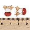 Christmas Theme Alloy Enamel Pendants FIND-I065-02H-KCG-3