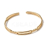 304 Stainless Steel Cuff Bangles for Women LS-BJEW-H635-02G-2