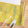 Laser PU Leather Fabric DIY-WH20032-57J-7