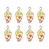 Alloy Enamel Pendants PALLOY-TAC0009-25P-A-1