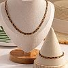 Alloy Leopard Print Snake Chain Necklaces & Bracelets Sets FS-WG421C3-01-1
