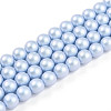 Baking Paint Pearlized Glass Pearl Bead Strands HY-N002-6mm-C04-2