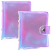 2Pcs PVC Mini Photocard Holder Book AJEW-SP0002-20B-01-1
