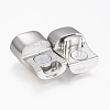 304 Stainless Steel Magnetic Clasps X-STAS-F130-18P-2