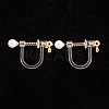 304 Stainless Steel Clip-on Earring Findings STAS-G247-02G-1