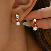 Fashionable 201 Stainless Steel Stud Earrings YY4500-1-1