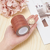 Non-woven Fabrics Imitation Wood Grain Adhesive Tape DIY-GF0005-15A-3