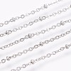 Tarnish Resistant 304 Stainless Steel Cable Chain Anklets LS-AJEW-P069-01P-2