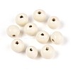 Spray Painted Round Natural Schima Wood Beads WOOD-A018-8mm-10-1