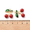 Brass Enamel Pendants KK-L237-018G-3