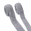 2 Rolls 2 Sizes Polyester Elastic Ribbon EW-TA0001-02H-2