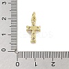 Rack Plating Brass Clear Cubic Zirconia Pendants KK-M293-13G-3