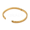Ion Plating(IP) 304 Stainless Steel Hinged Bangles for Women BJEW-D048-11G-3