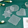 5Pcs 5 Styls Acrylic Bean Accessories AJEW-CN0004-68-3