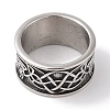 Viking Odins Raven Norse Wolf Finger Rings RJEW-U005-01E-AS-3