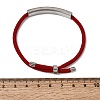Round Nylon Milan Cord Slider Bracelet Making BJEW-L722-01P-16-3