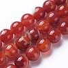 Natural Red Agate Beads Strands G-P434-09C-B-2