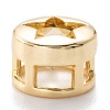 Real 18K Gold Plated Brass Inlaid Cubic Zirconia Multi-Strand Links KK-A154-01G-C-3