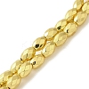 Electroplated Strong Magnetic Synthetic Hematite Beads Strands G-P518-03B-1