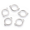 Tarnish Resistant 201 Stainless Steel Links connectors LS-STAS-S076-15-3