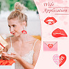 DIY Valentine's Day Love Heart Acrylic Dangle Earrings Making Kit DIY-TA0009-29-7