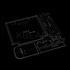 DIY Leather Shoulder Bag Acrylic Template TOOL-L007-06-4