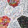 1400Pcs 7 Styles Opaque & Transparent Acrylic Beads MACR-YW0003-34-1