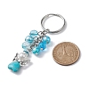 Synthetic Turquoise Keychains KEYC-JKC00740-3