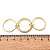 Brass Micro Pave Cubic Zirconia Finger Rings RJEW-P166-01A-G-5