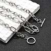 Non-Tarnish Unisex 304 Stainless Steel Figaro Chain Necklaces LS-NJEW-H215-03P-2